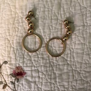 Dangly Plastic Hoops